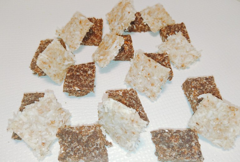 raw chocolat:noix de coco