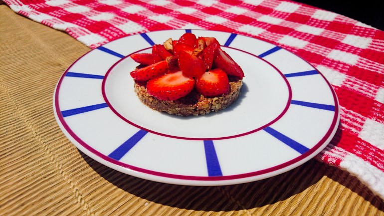 tarte aux fraises sans cuisson